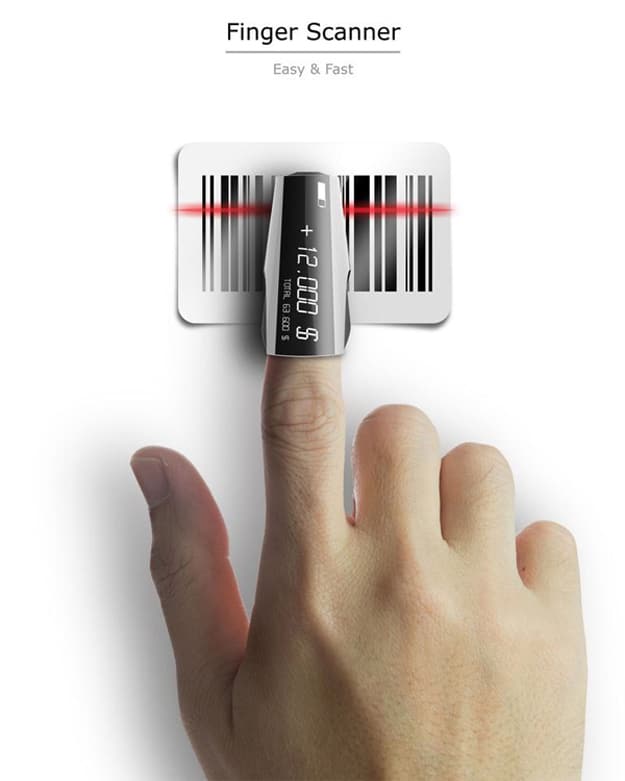 Innovative Finger Barcode Scanner Cuts Down Grocery Line Waiting Time