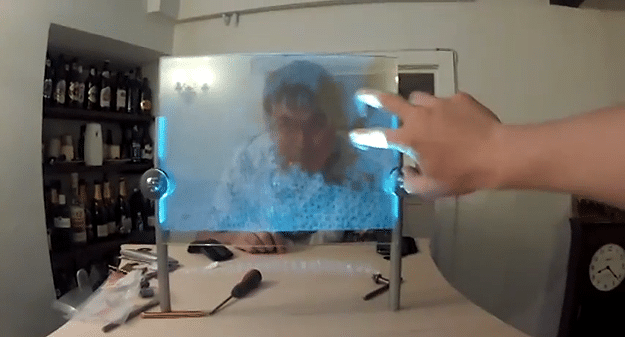 Two Guys Build Insane Touchscreen Holodisplay In 11 Hours