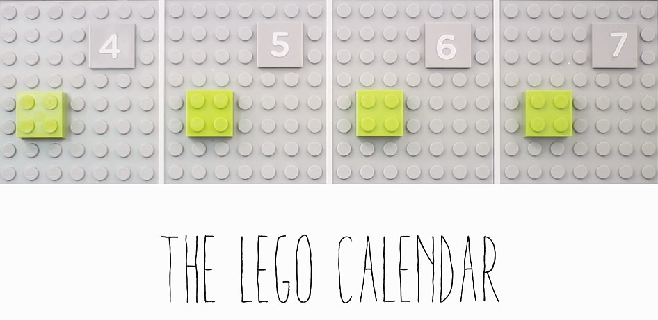 LEGO Calendar Hangs On The Wall Yet Synchronizes With Google Calendar