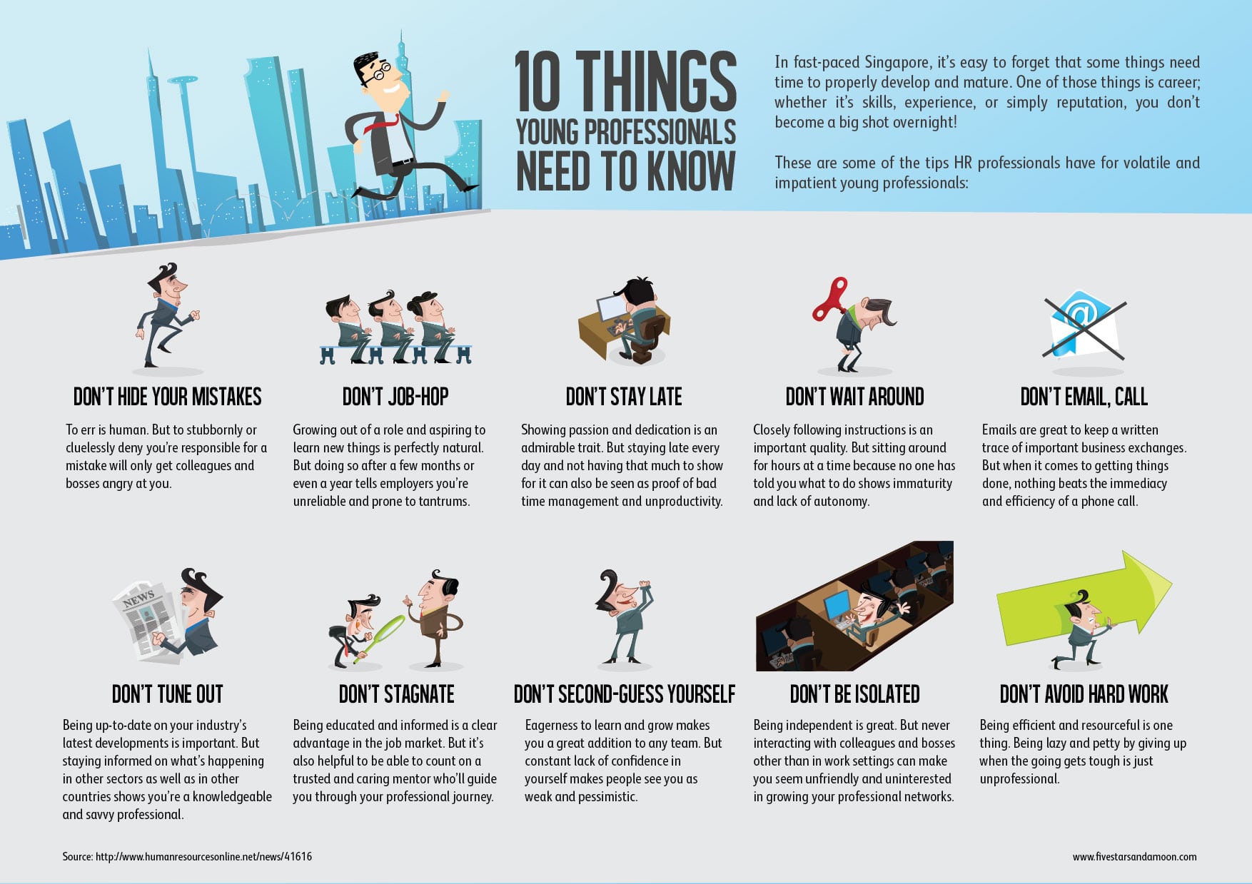 10 Things Young Professionals Should Know [Infographic]