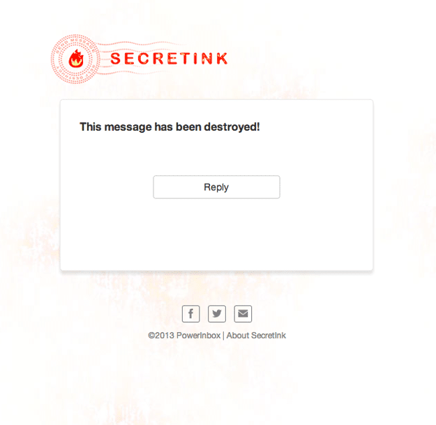 SecretInk: Send Emails That Automatically Self-Destructs When Read