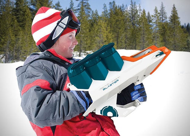 WHAM-O Snowball Blaster Takes Snowball Fights To A Whole New Level