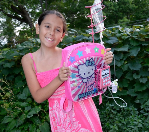 11-Year Old Cancer Survivor Reinvents The IV Pole