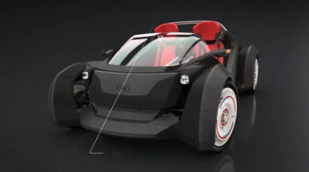 World’s First Fully 3D Printed Car Only Took 44 Hours To Complete