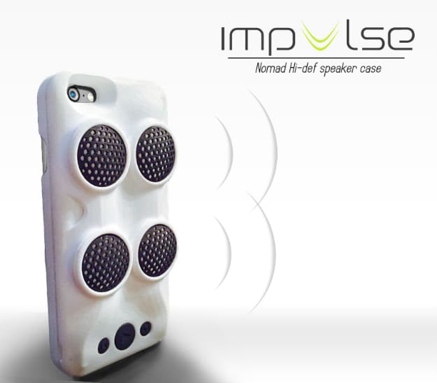 Impulse Case Adds Insane Speakers To Your iPhone 6