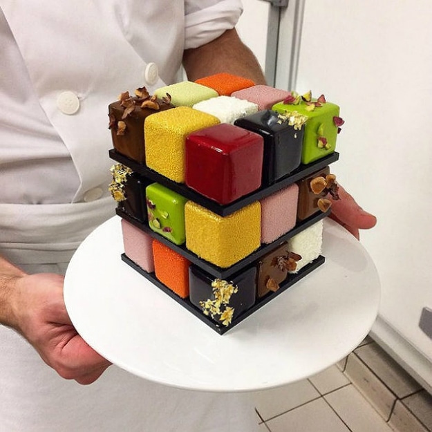 The Ultimate Rubik’s Cube Pastry For The Intelligent Food Fanatic