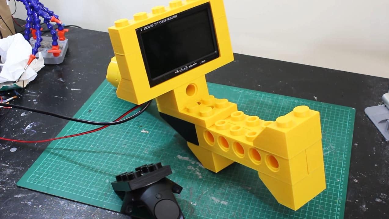 Giant Lego Blaster Can Shoot Lego Figurines In Virtual Reality