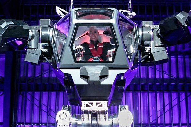 Jeff Bezos Shows Off His Moves In A Life-Size Mech Robot Suit