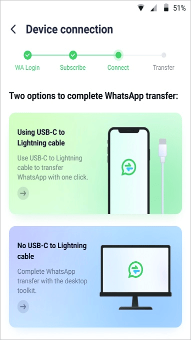 Transfer WhatsApp Android iPhone Article Image 6
