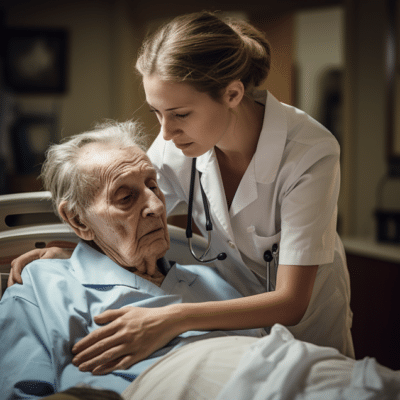 Nurse Nursing Home Old ,Sick Person